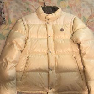 Pearl Off White Moncler Coat